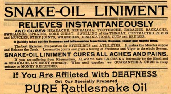 snake oil cannabis oil scammers